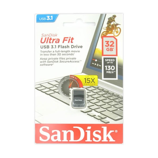 فلش سن دیسک Ultra Fit 3.1 130m/s ظرفیت 32 گیگابایت – SDCZ430-32G-G46
